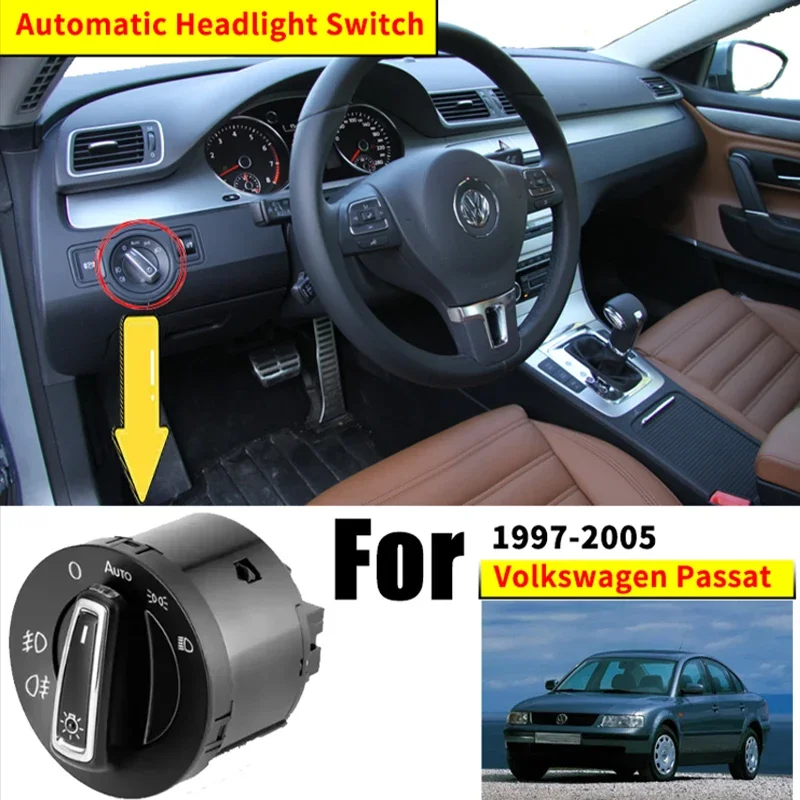 Headlight Automatic Switch For Volkswagen Passat B5 3B B5.5 3GB 1997~2005 1998 2001 Car Accessories Auto Upgrade Tuning Modified