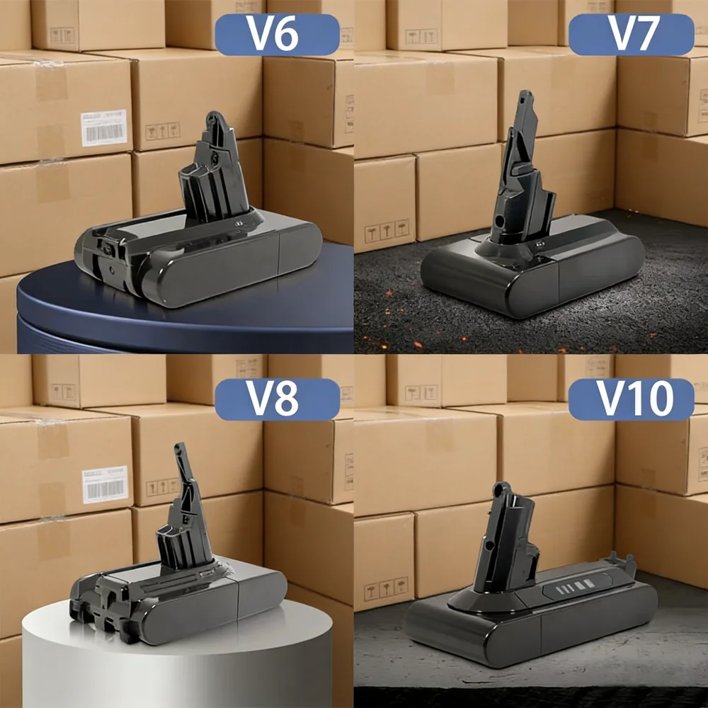 

Battery for Dyson V6 V7 V8 V10 Series SV07 SV09 SV10 SV12 DC62 Fluffy Animal Absolute Pro Rechargeable Vacuum Battery.
