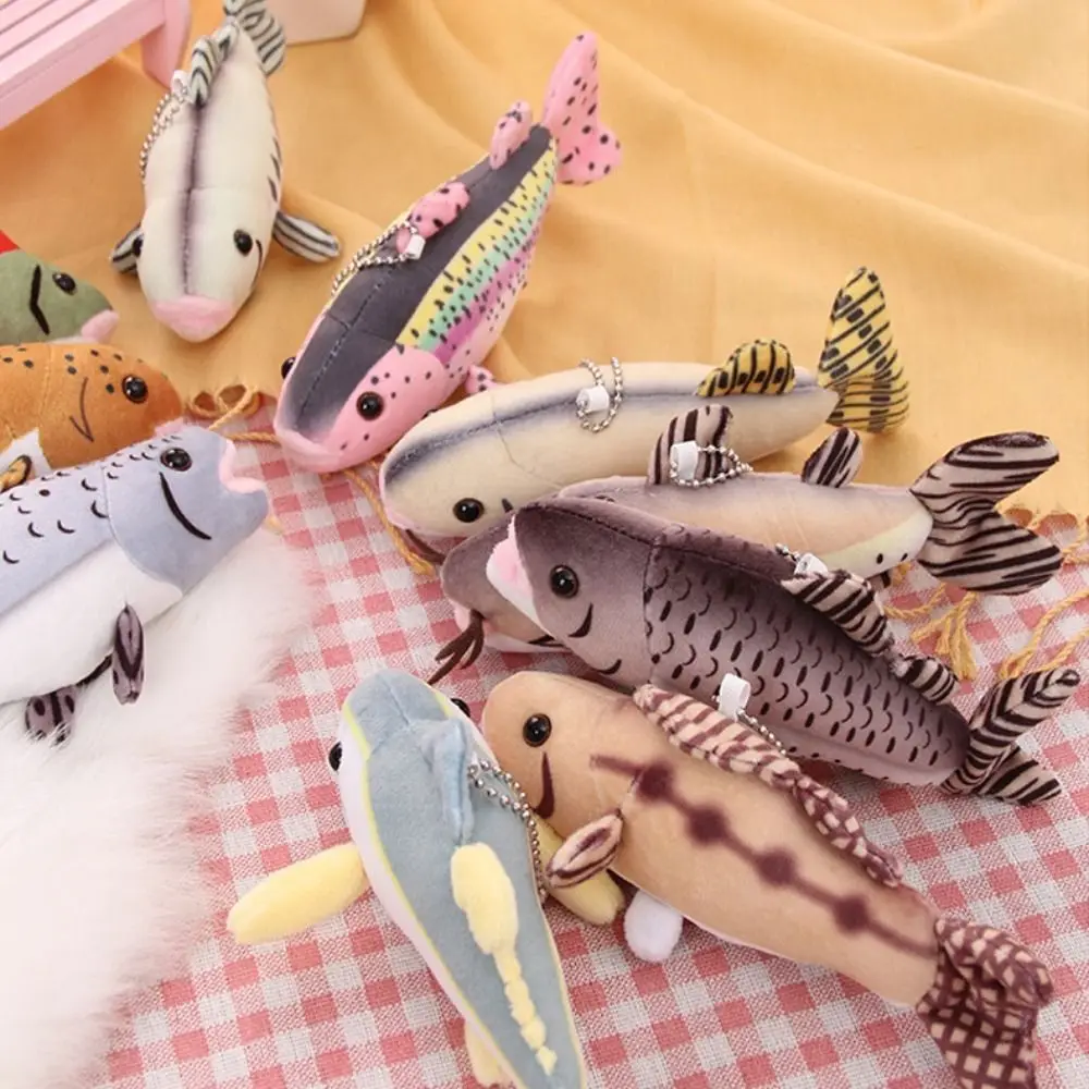 Decoration Gift Ocean Tropical Fish Keychain Simulation Creative Aquarium Fish Funny Cartoon Fish Pendant Backpack Decor