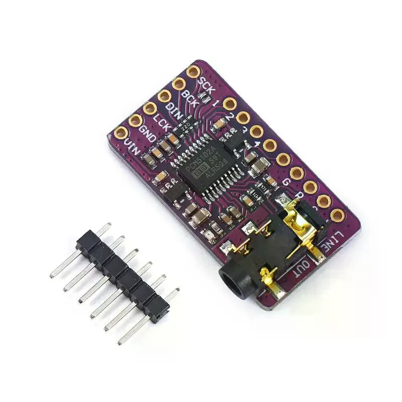 Picture 3: 1 Set Player Module Interface I2S PCM5102A DAC Decoder For Raspberry Pi PHAT Format Board Digital PCM5102 Audio Board