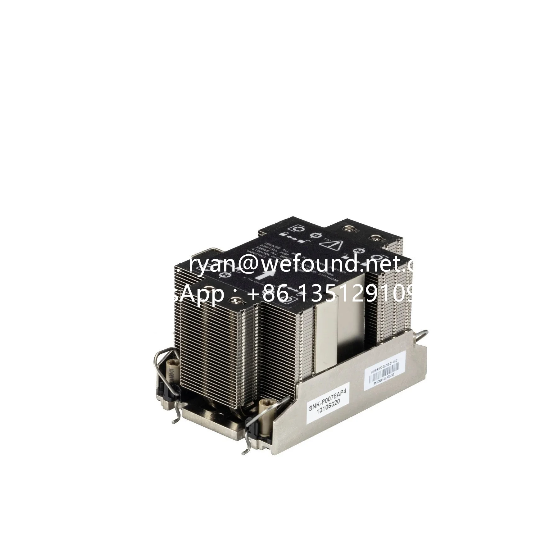 SNK-P0078AP4 2U SNK-P0080AP4 Active CPU Heat Sink Socket LGA4189 Up to 270 Watts 3rd Generation Scalable Processors