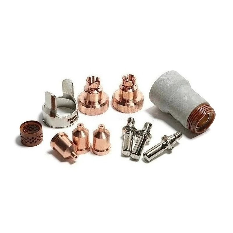 Complete LC105 Plasma Consumables Set Electrode Nozzle Shield Cup Retaining Cap Swirl Ring