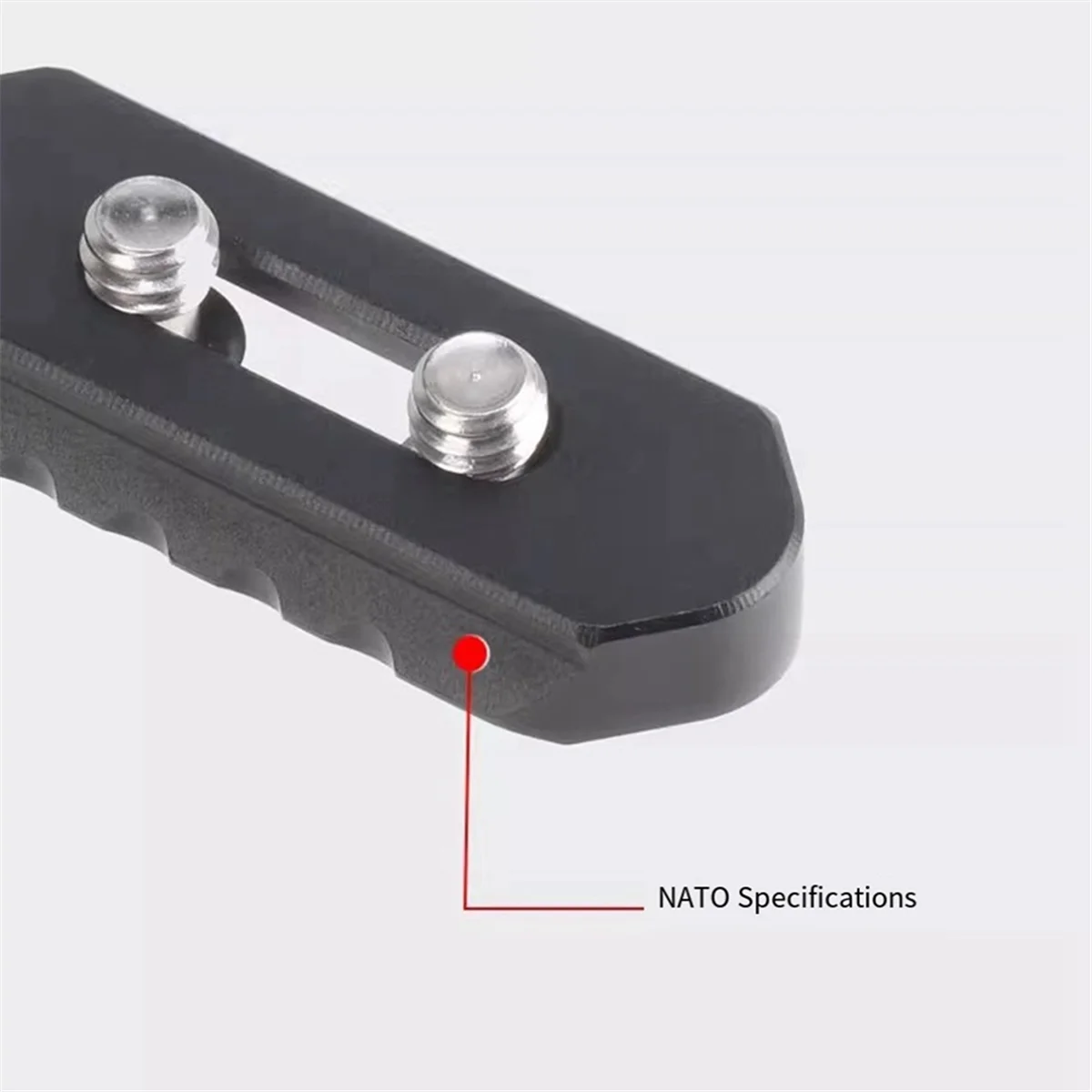 Controle deslizante de trilho para câmera, 4.9cm, universal, gaiola de coelho, alça de transporte, liberação rápida, trilho de câmera