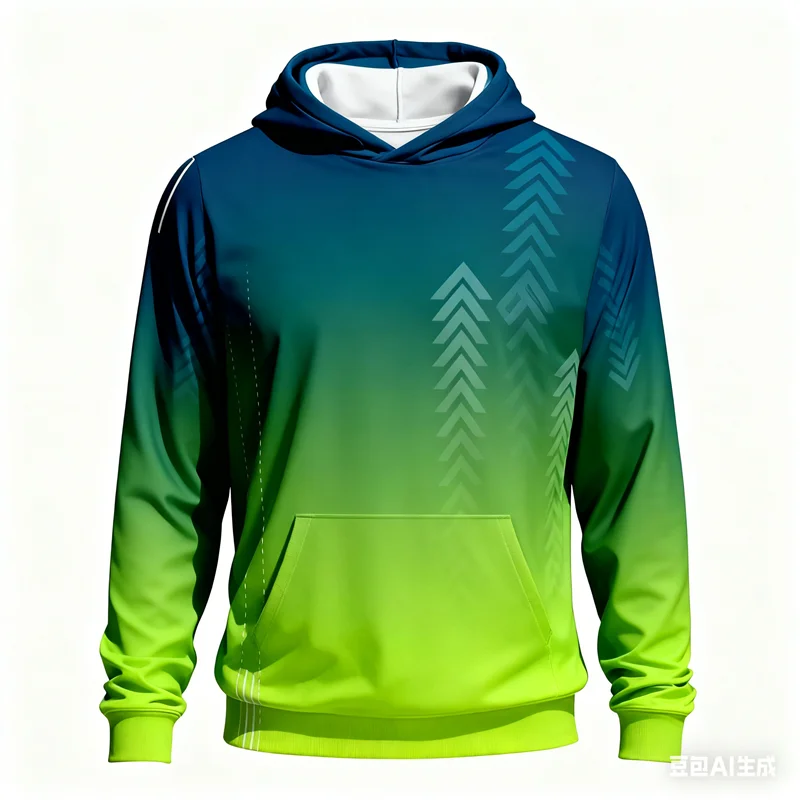 

Simple Fashion Gradient Graphic Hoodies For Men Autumn Winter Casual Long Sleeve 3D Printed Sport Jersey Loose Quick Dry Run Top
