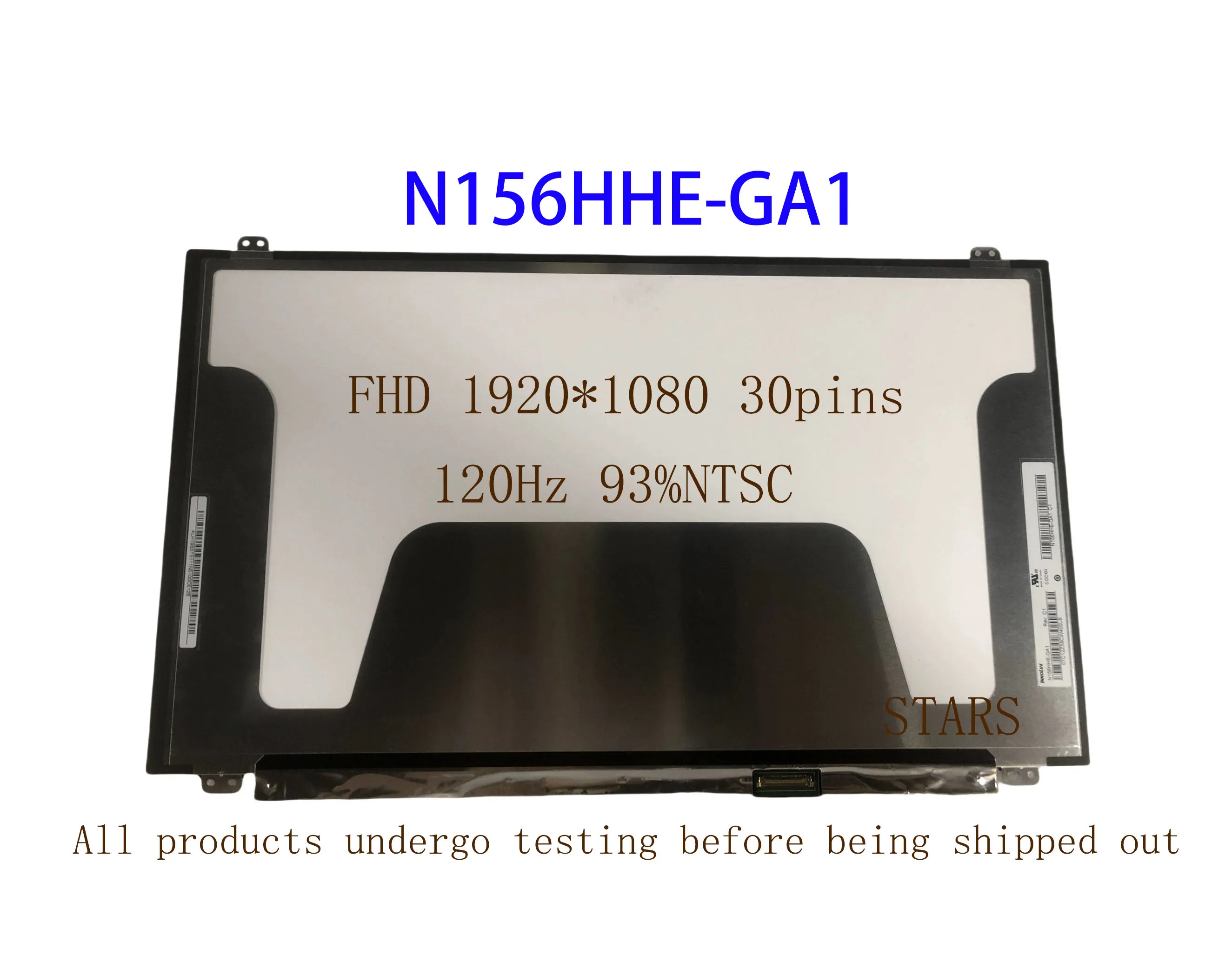 15.6Inch N156HHE-GA1 LCD Screen Matrix Panel Matte 1920×1080 FHD 30pins 120Hz 93%NTSC