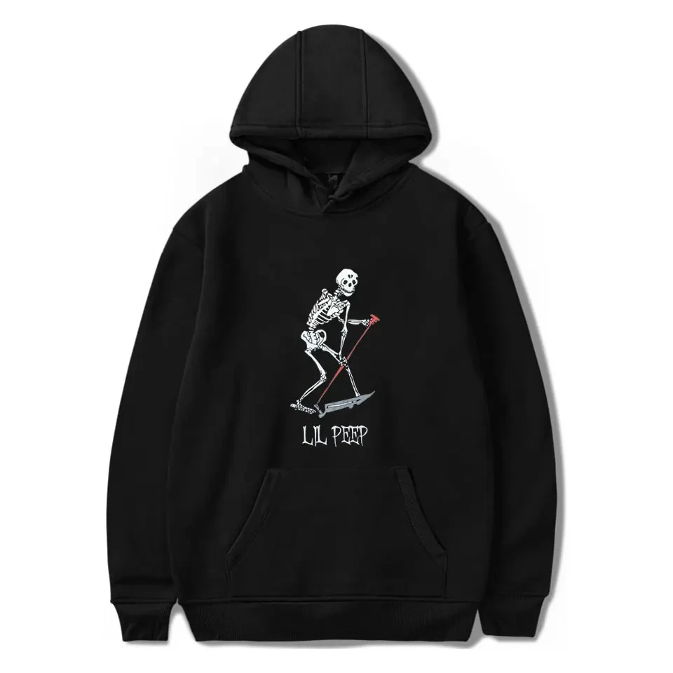 

Autumn Lil Peep Men's Hoodie Men's and Women's Fashion Simple Long sleeved Pullover Street Trend Harajuku Large Sweatshirt