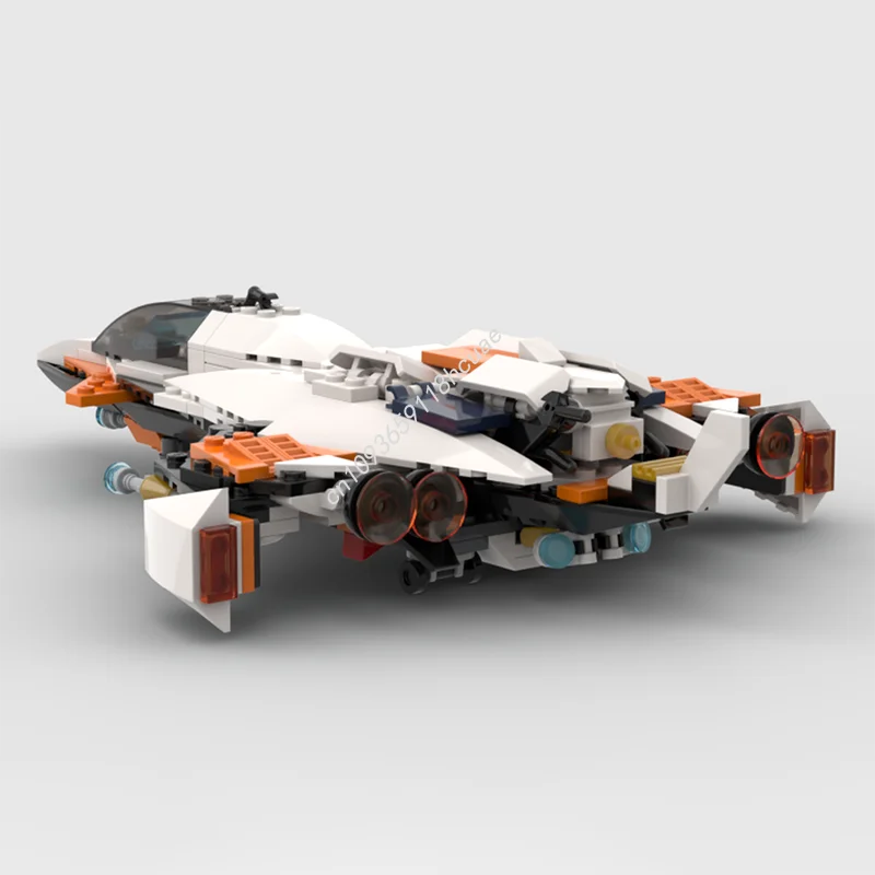 365pcs MOC mars schip nan Model Building blocks creative Kids Assemble Modular idea Birthday toys Christmas gifts