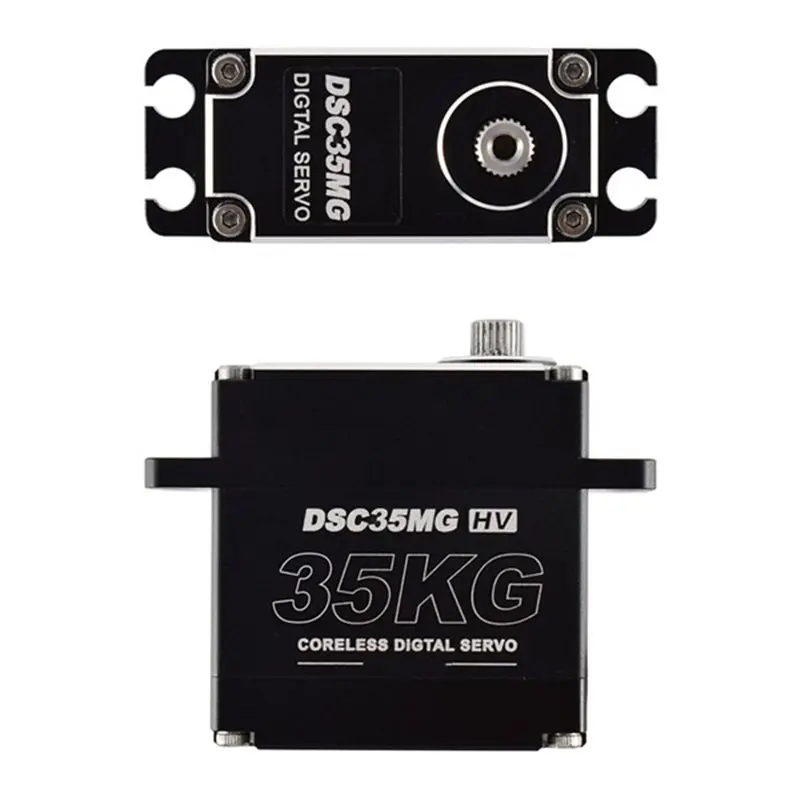 【ALLOWANCE】Waterproof 35KG DSC35MG Metal Gear HV Coreless Digital Servo For RC Car, Boat, Robot DIY- High Performance & Durabili