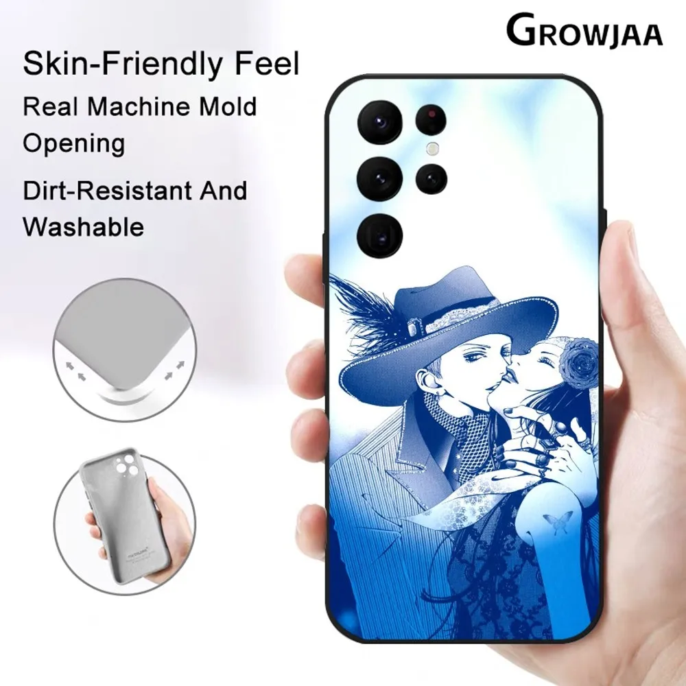 Paradise Kiss Miwako Yukari Phone Case For Samsung Galaxy S25 S24 S22 S23 Ultra S21 S20 Plus 5G Protective Silicone Funda