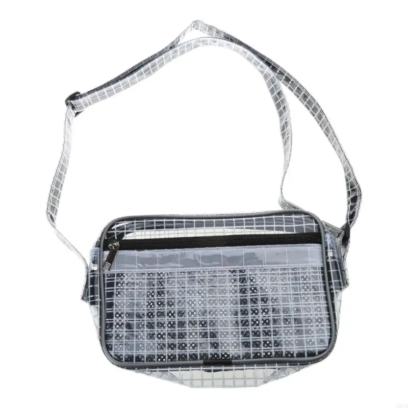 D0Ud Fashion Antistatic PVC Engineer Werkzeugtasche Transparente Crossbody-Umhängetaschen Satchel für Teenager Girls