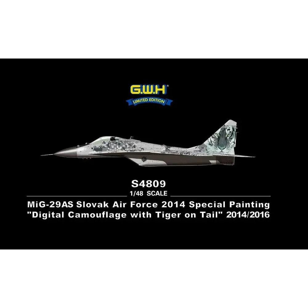 Great Wall Hobby S4809 1/48 MiG-29AS Slowakische Luftwaffe 2014, Sondermalerei – maßstabsgetreuer Modellbausatz