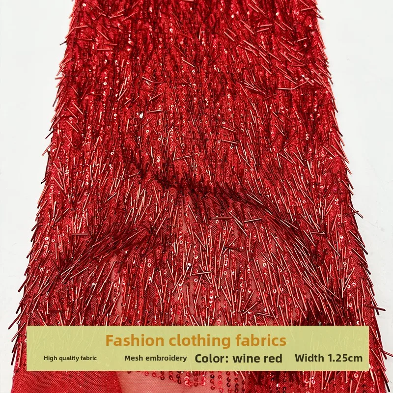 mesh-tube-bead-fringe-stripe-sequin-embroidery-fabric-for-wedding-dress-decoration-clothing-diy-cloth-per-yard-sewing-material