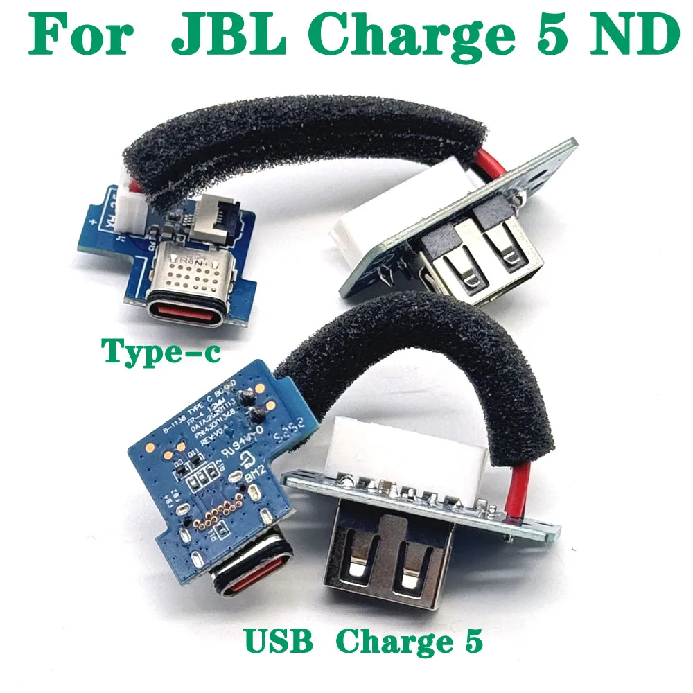 

1/3PCS USB 2.0 TYPE C USB3.1Jack Power Supply Board Connector For JBL Charge 5 Charge5 ND Bluetooth Speaker Charge Port