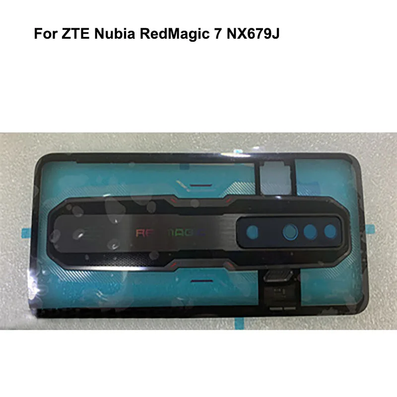 

For ZTE Nubia Red Magic 7 NX679J Back Battery Cover Rear Door Housing case Rear Glass Repair parts RedMagic 7