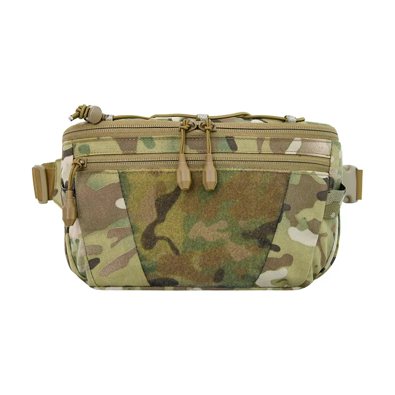 

CLUSGO Outdoor Multifunction Tactical Waist Bag Invisible Gun Holster Wear-Resistant Sports Chest Bag Crossbody Storage Bag