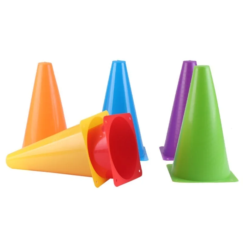 18cm Sign Bucket Thicken Football Road Flat Training Cone Roller Pile Soccer Barrier Training Marking Cup Obstacle Marker