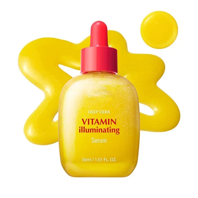 Deptora Korean Skincare Sérum iluminador con vitamina C - 40% extracto de acerola para el cuidado de las manchas oscuras