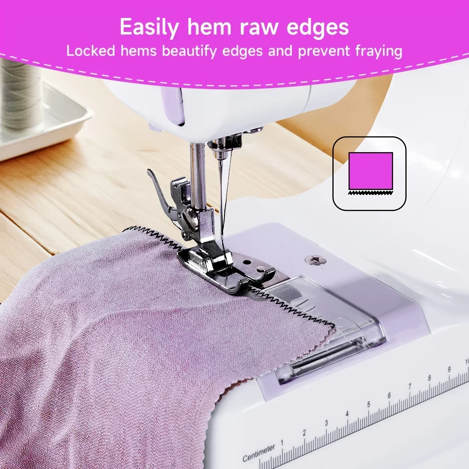 Electric Sewing Machine - Versatile Household Sewing Machine with 12 Stitch Patterns, Adjustable Speed, Covering and Repair Capa