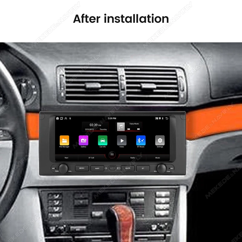 10.26inch Android 15 Car Radio Wireless Carplay Auto Screen For BMW X5 E39 E53 1999 - 2006 8Core GPS 4G Stereo Multimedia Player - view 2