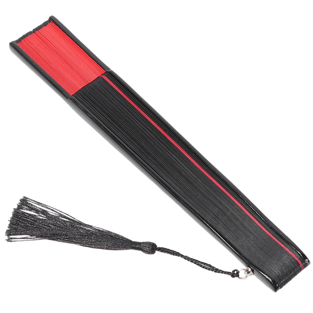 

Retro Vintage Bamboo Handheld Foldable Cloth Fan Decorative Fan for Women Performance Dance Prop and Wall Decoration
