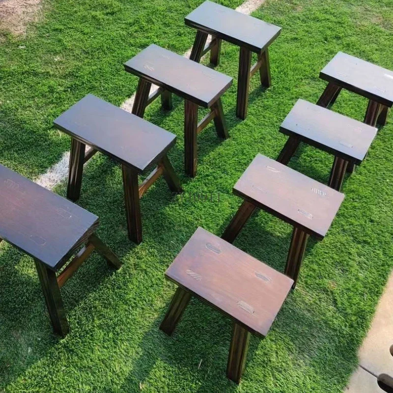 *Conveniente para idosos para banhar banquinho de banho com vazamentos e resistente à corrosão Móveis para idosos