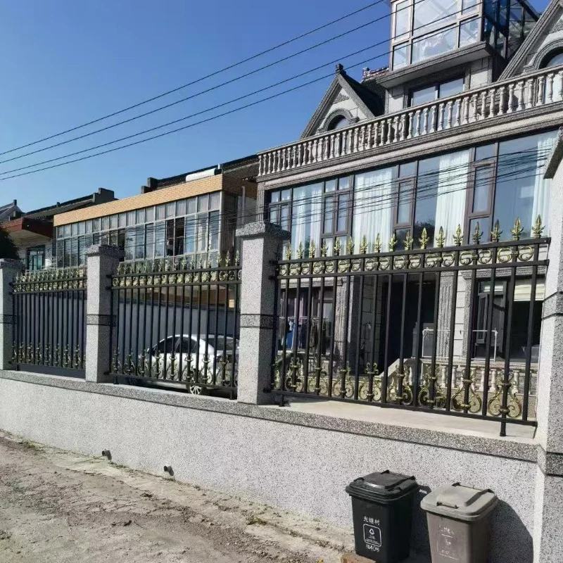 China Wrought Iron Fence Aluminum Fence Security Palisade Metal Fencing Pool Fence Spear Picket Fence Panel Fence