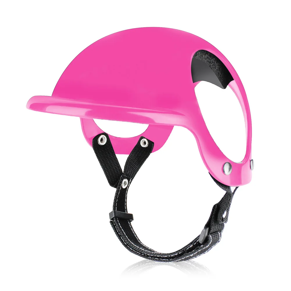 

Dog Helmet For Small Dog, Pet Hat For Puppy Cat With Ear Holes Safety Cap Adjustable Strap Head Protection