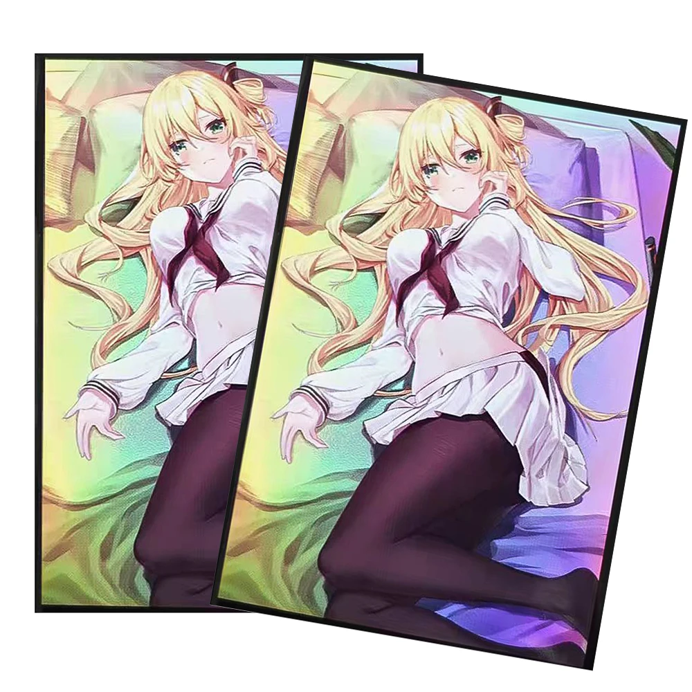 

50PCS 63X90mm Anime Cards Sleeves for YGO/ Min Photo Trading Cards Protector Card Collecting Enthusiasts