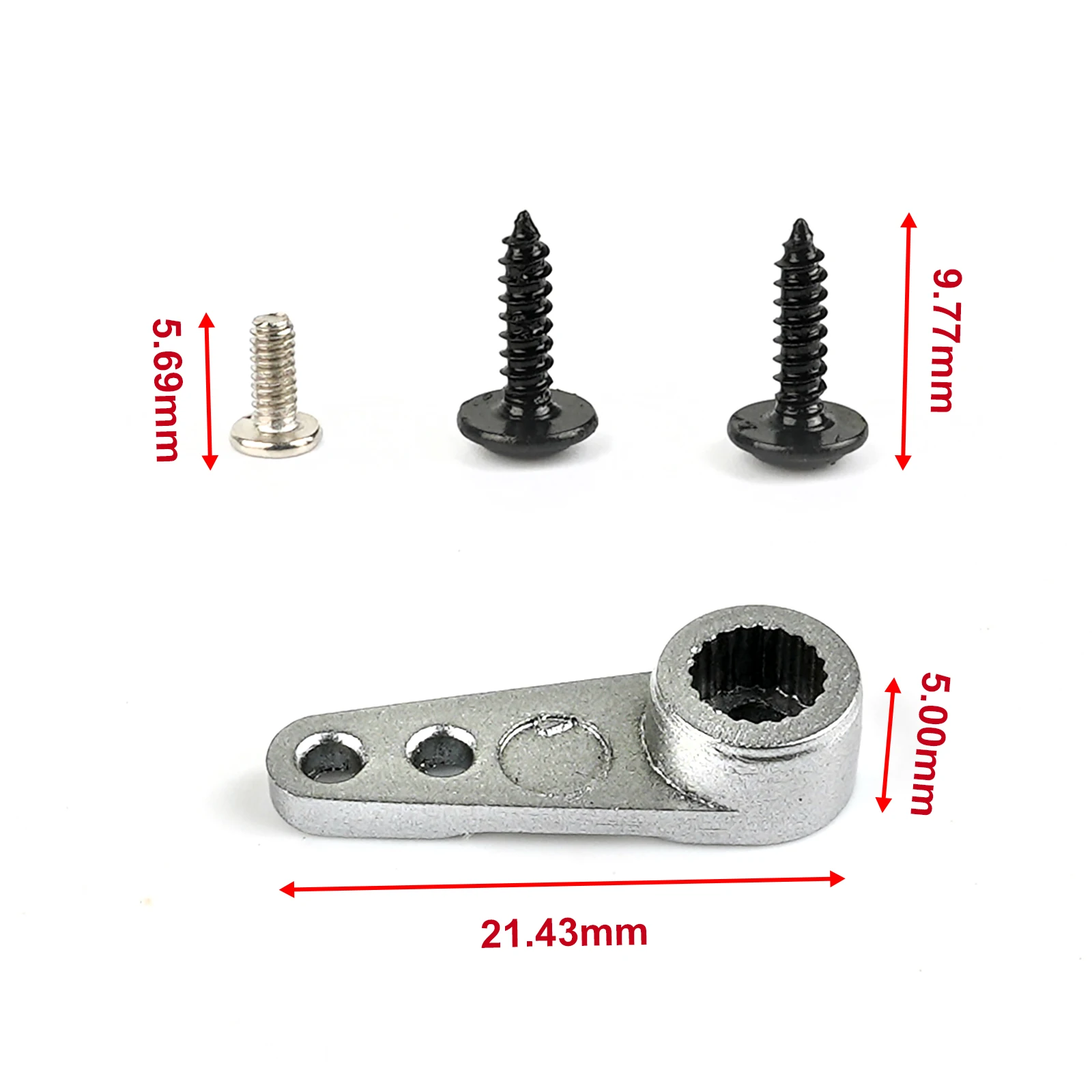 Całkowicie metalowy serwo 9g Servo 20T metalowy ramię serwo uniwersalny serwo MG90S, serwo MG90D