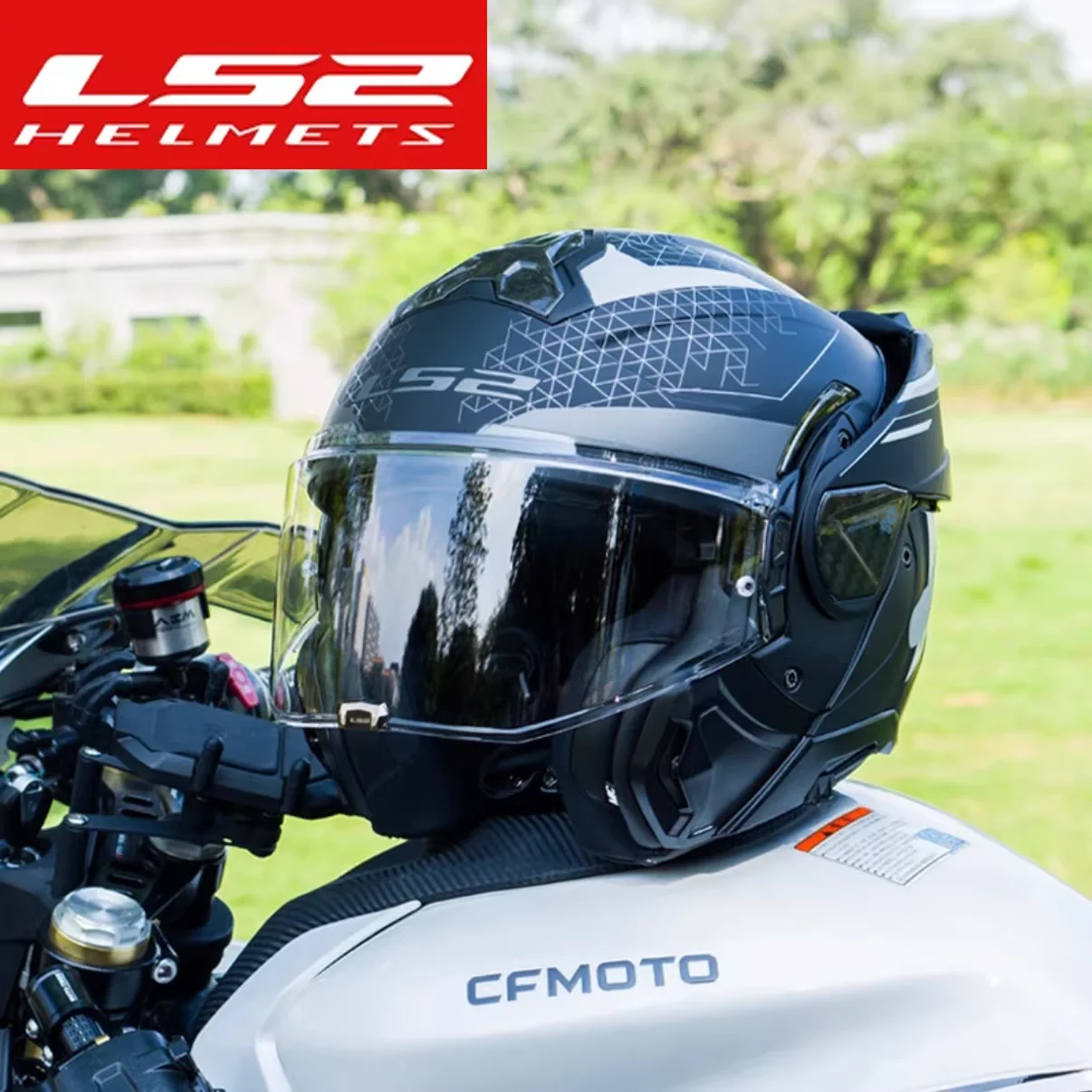 

LS2 FF910 ADVANT II 6K Углеродное волокно с откидной крышкой 180 ° Вращающийся солнцезащитный козырек с двойной линзой Casco Casque Capacete мотоциклетный шлем