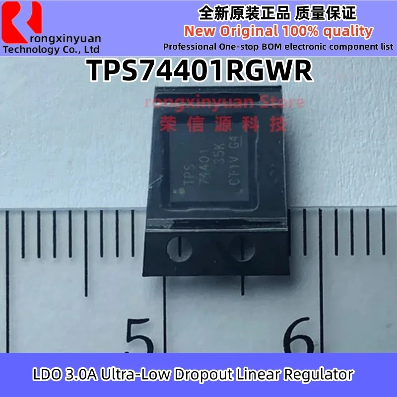 10Pcs TPS74401RGWR TPS74401 TPS74401RGWT VQFN-20 LDO 3.0A Ultra-Low Dropout Linear Regulator Chipset Original New 100% quality
