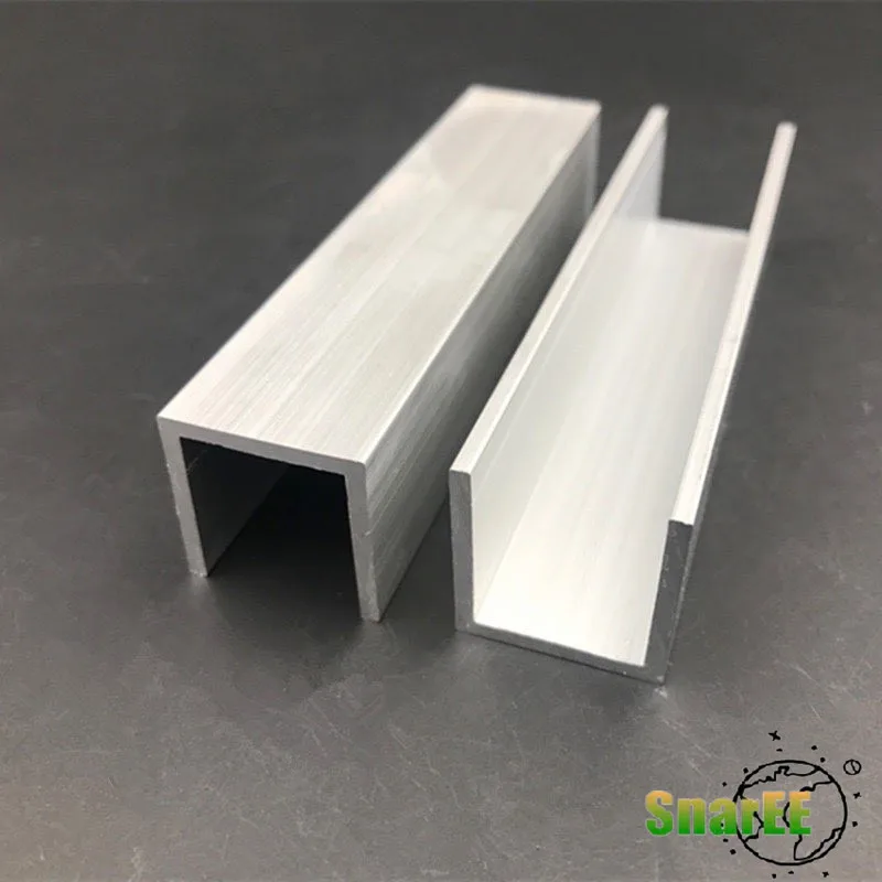 

U-groove Aluminum 20X20X2mm Aluminum Alloy Groove Aluminum Inner Diameter 16mm Channel Aluminum Profile