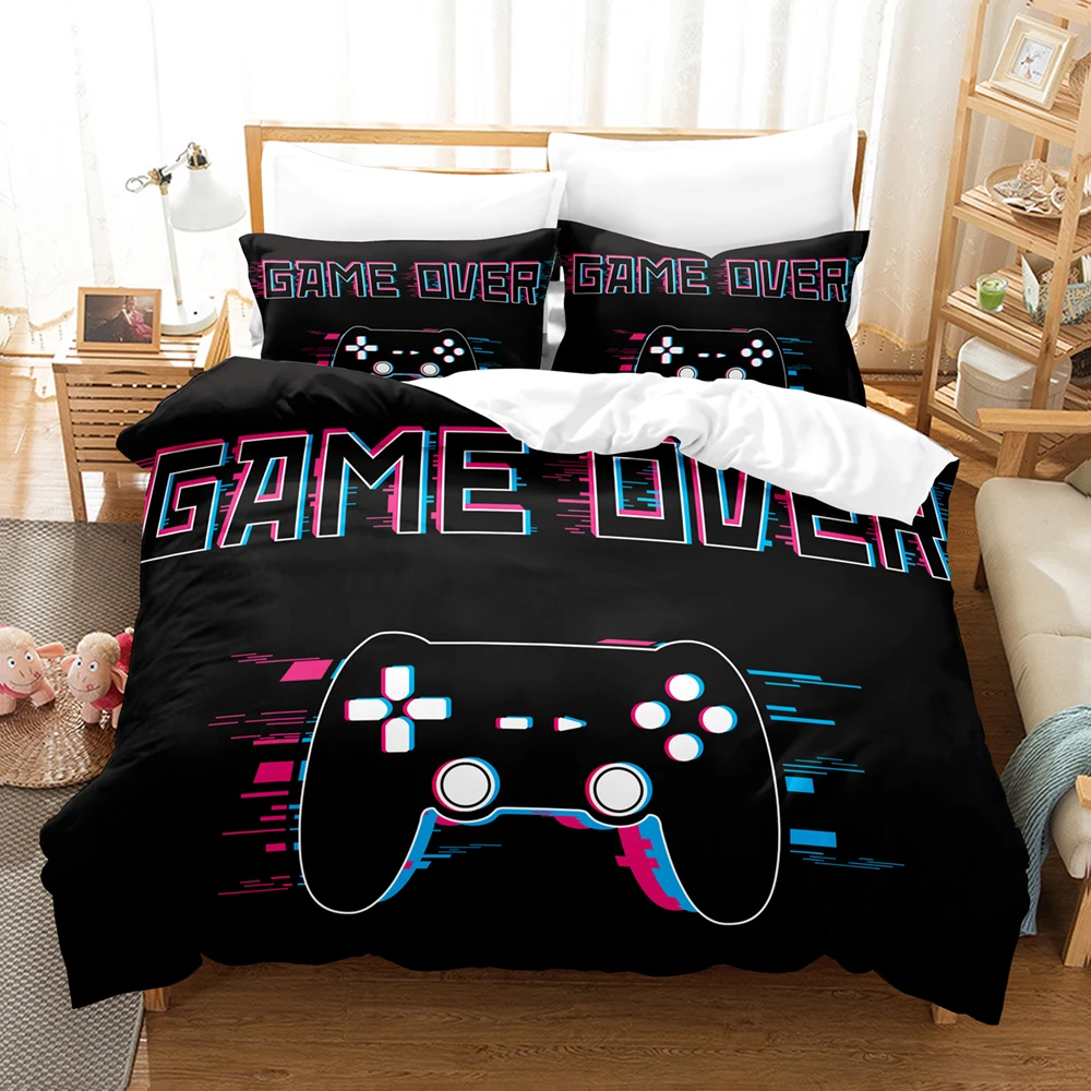 3D Gane Controller Bedding Sets Duvet Cover Set With Pillowcase Twin Full Queen King Bedclothes Bed Linen