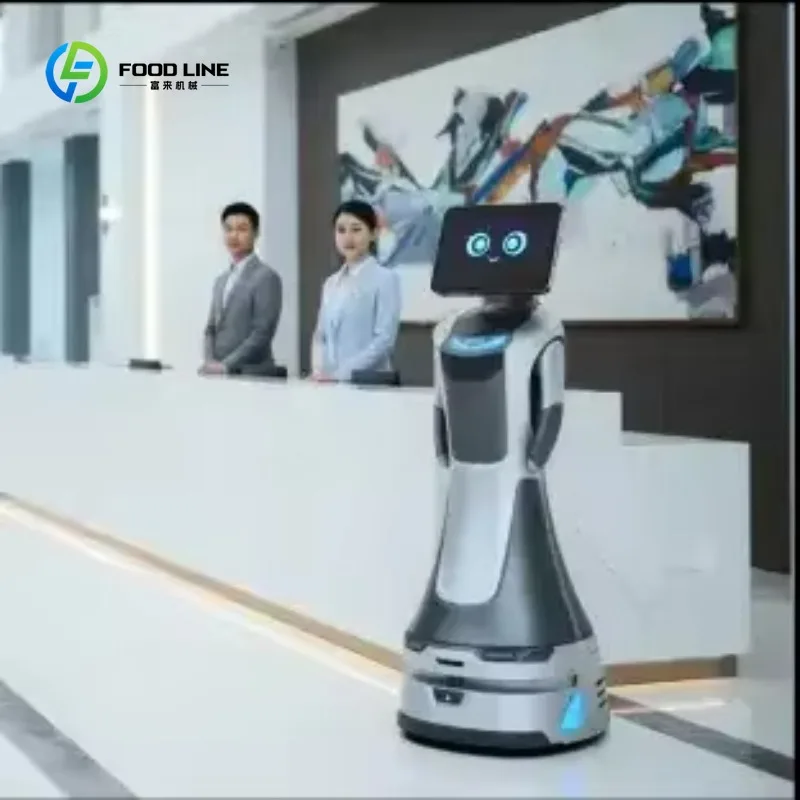 Professional High Tech Smart Artificial Reception Humanoid Commercial Robots Intelligence Welcome Greeting Robot