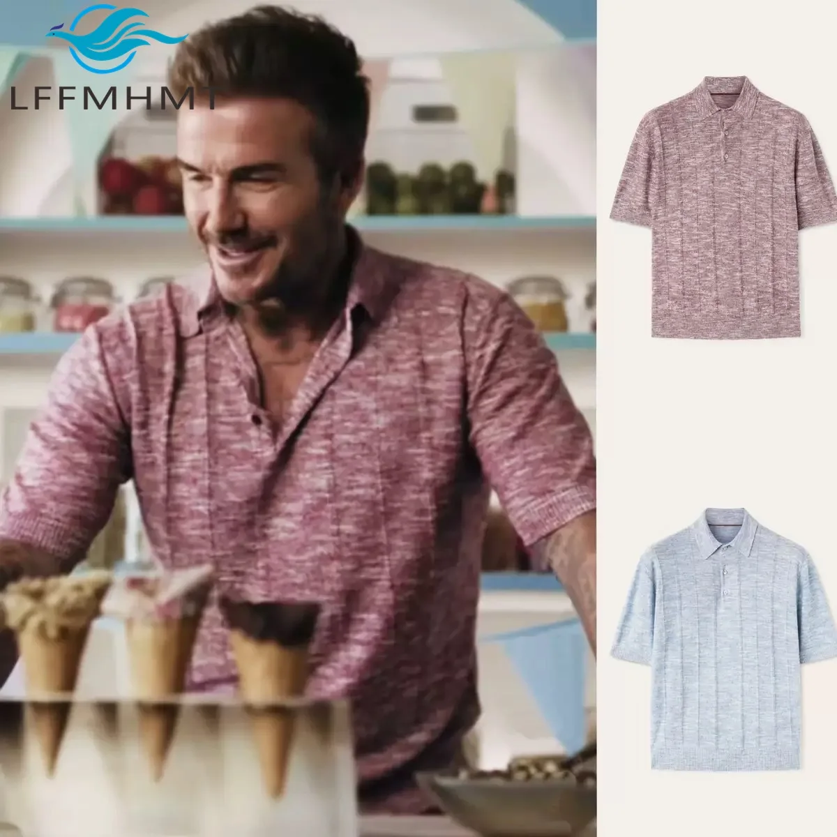 Men's Italian Old Money Style Good Quality Polo-shirt Breathable Short Sleeve Casual Luxury Pullover Knitting T-shirt Male