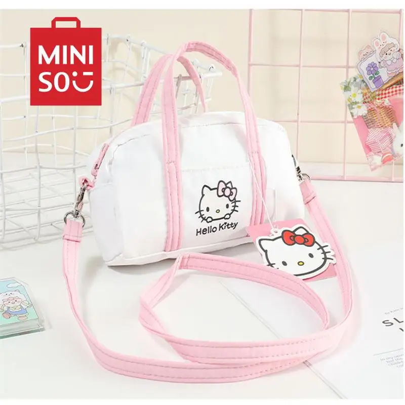 

New Kawaii Anime Kulomi Meletipa Hello Kitty Cute Doll Back to School Student Handbag Crossbody Bag Large Capacity Doll Bag