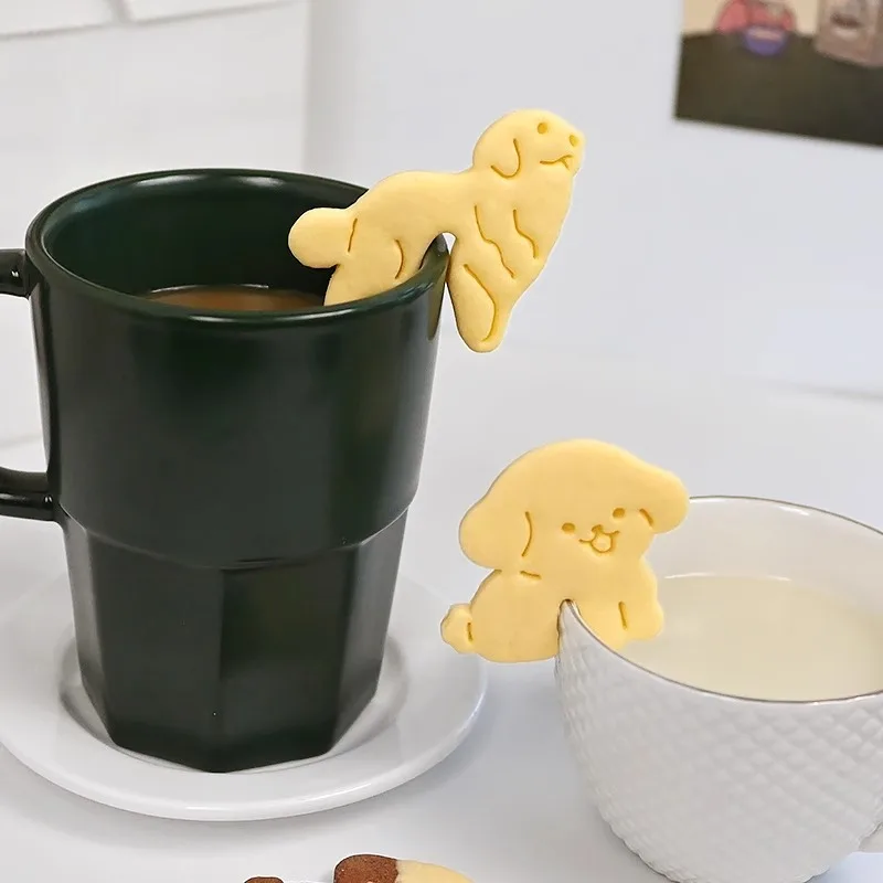 Hanging Cup Series Cookie Cutter Animal Cat Dog Panda Biscuit Mug Cookie Cutting Die Afternoon Tea Dessert Decor