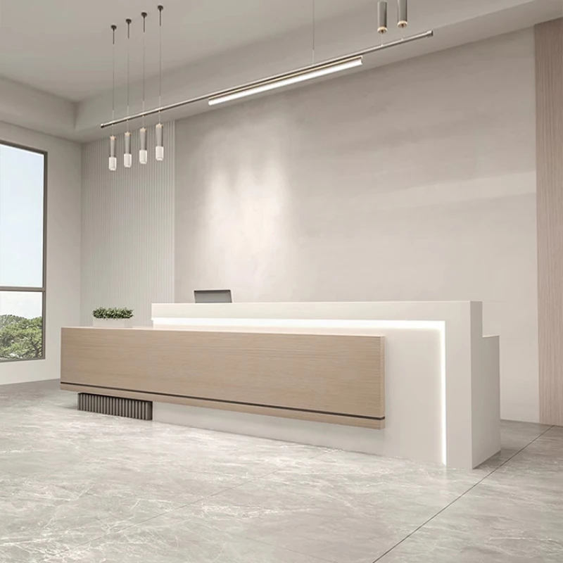 Tables de Réception de Bureau, Meuble d'Angle de Restaurant, Rangement de Bureau Moderne, Comptoir de Caisse, Réception de Table, Entrée Esthétique