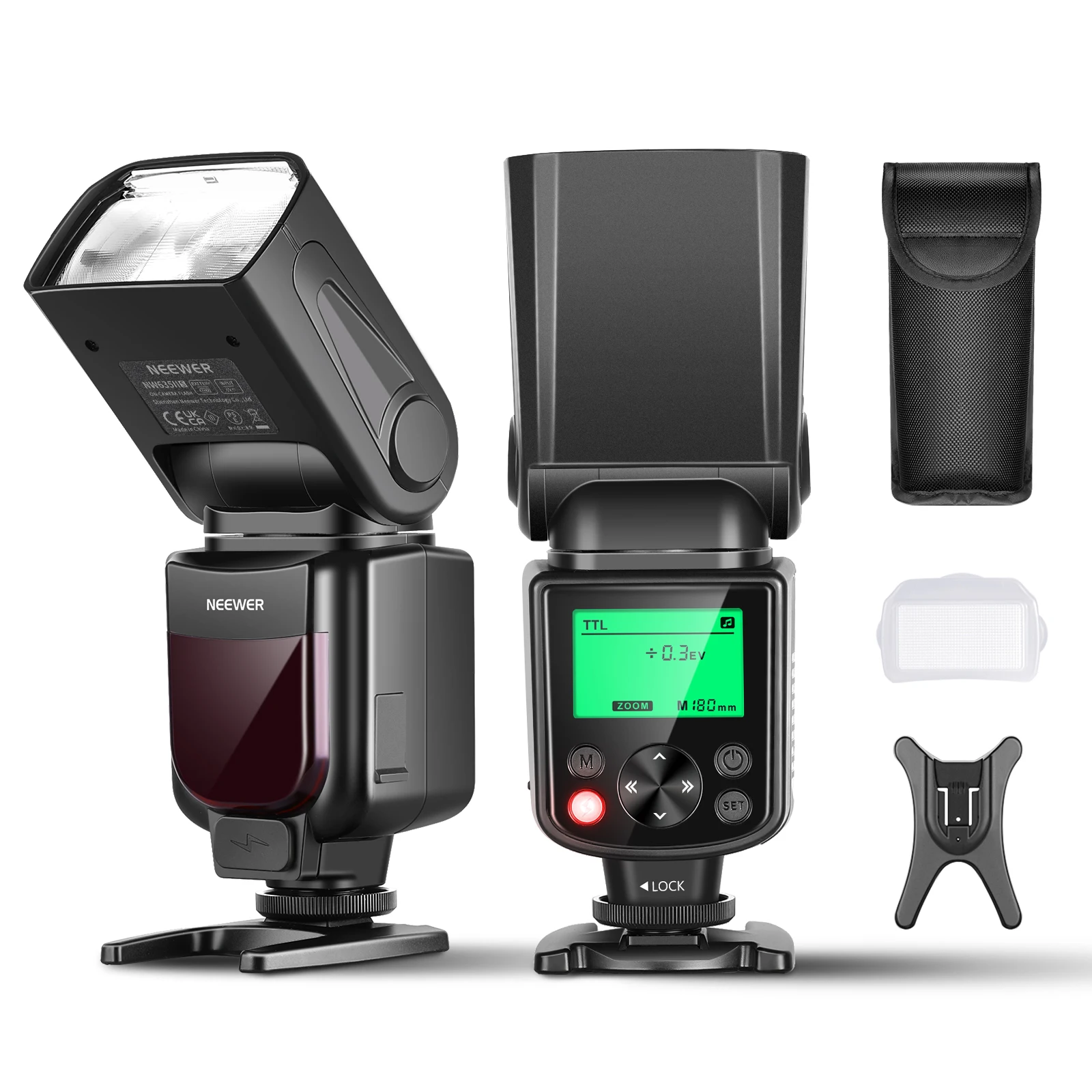 NEEWER NW635II-S TTL Camera Flash Speedlite For Sony A9 II, A7R IV, A7 IV, A7S III, A6600, A6500, A6100, A6000 Series  Light
