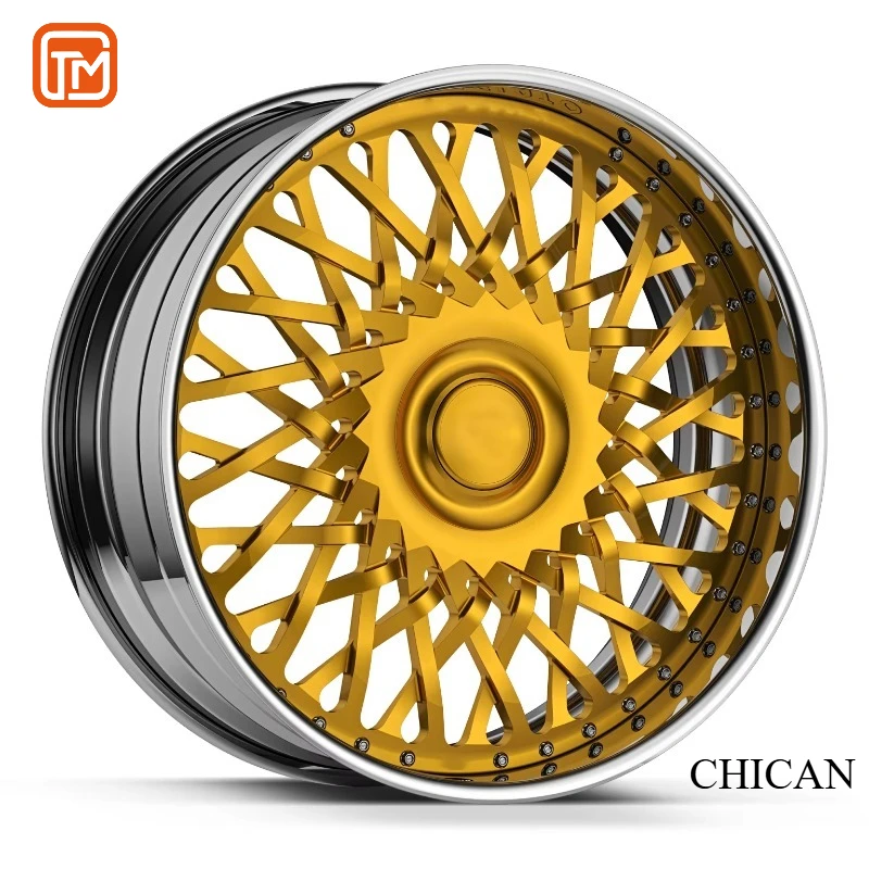 

【2026】5x114.3 5x120 6x139.7 Forged Wheels 20-26 Inch With Custom Steering Wheel Combo Set