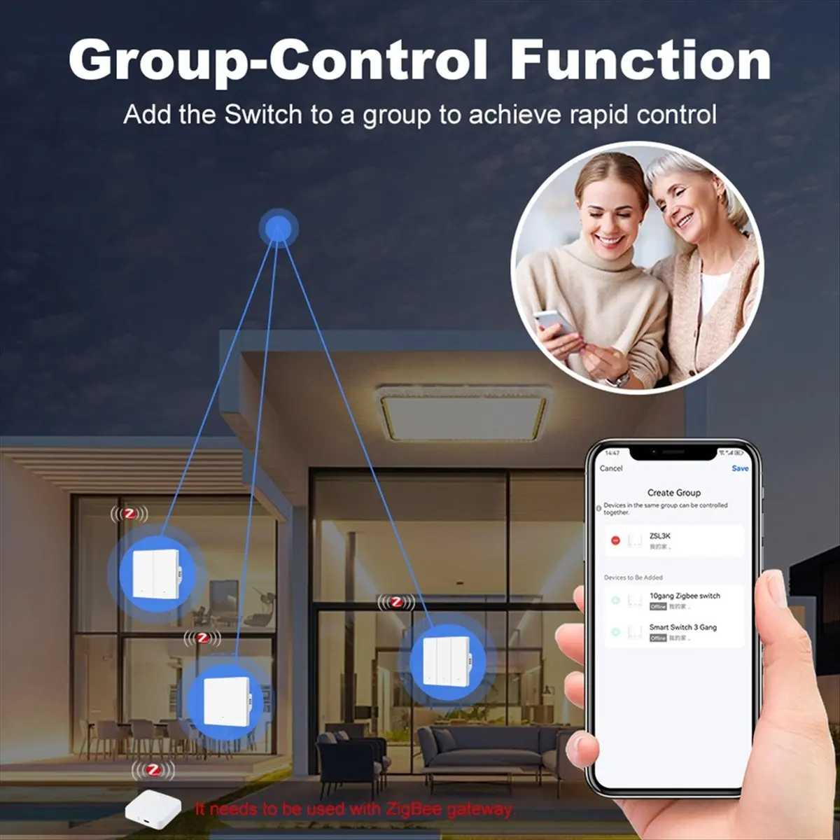 New Tuya Smart Switch Zigbee European Standard Button Wall Switch Single Fire Power Supply APP Timing Smart Voice