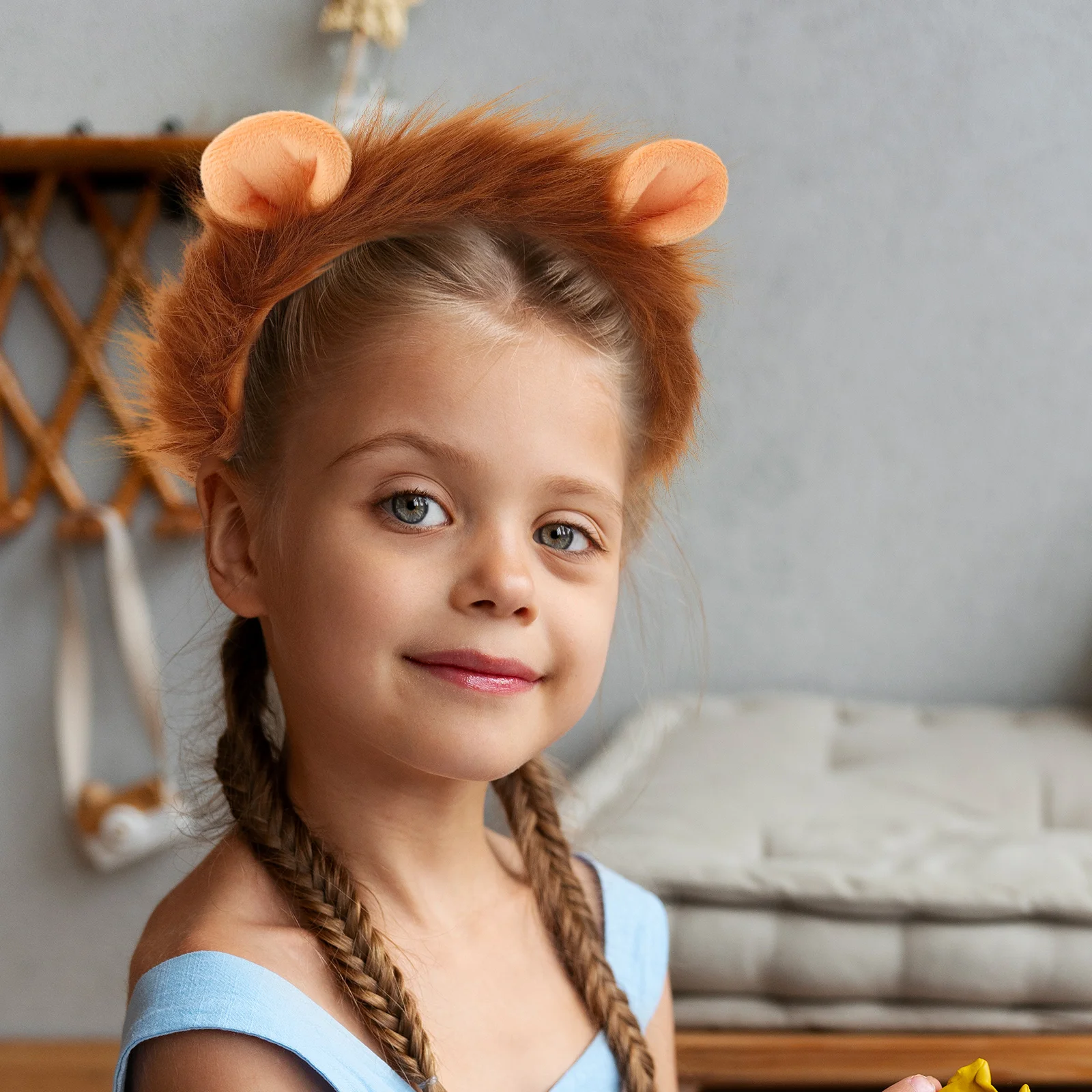 

Headband Animal Ears Headpiece For Jungle Lions Headband Party Halloween Cosplay Costume Accessories