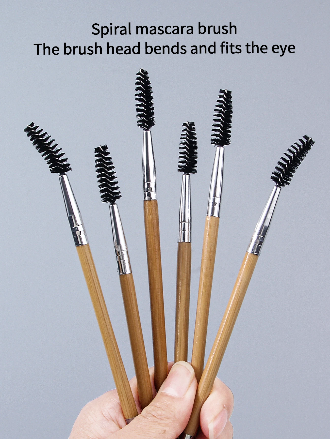 Ensemble de pinceaux de maquillage pour les yeux multifonctionnels à Double extrémité, brosse pour fard à paupières et brosse à cils avec manche en bambou, outils de beauté professionnels, 12 pièces