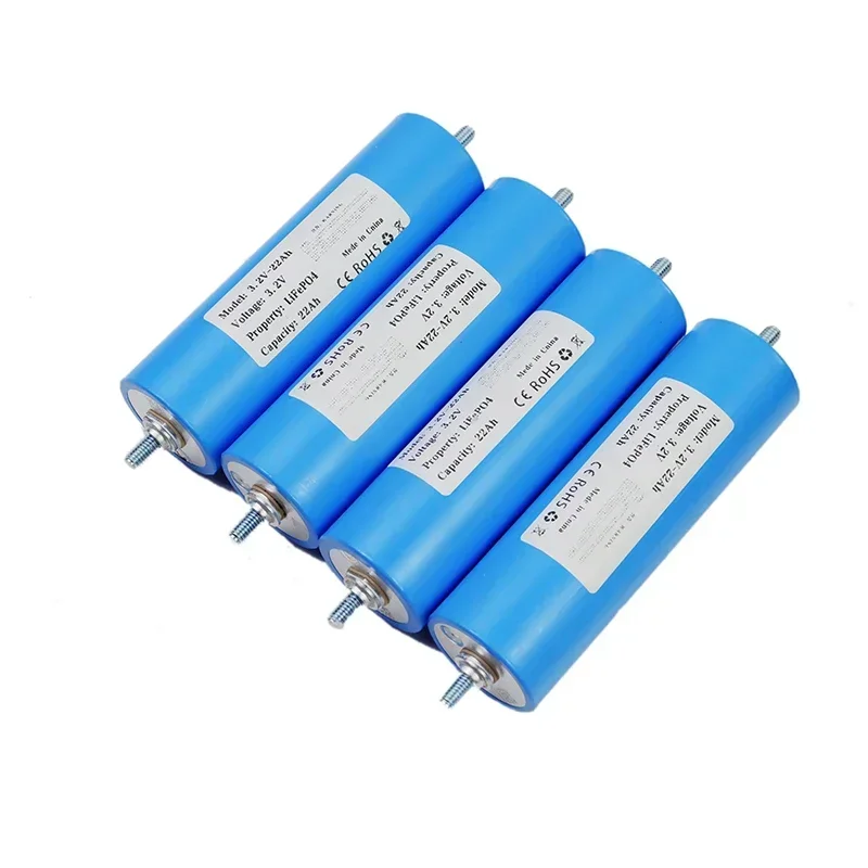 4PCS New 3.2V 22Ah Lifepo4 Rechargeable battery DIY 12v 24v Electric tool scooter motorcycle LED Lamp High-quality Grade A Cells