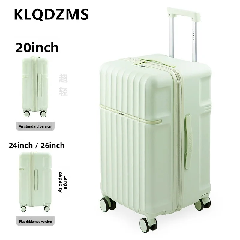 KLQDZMS Suitcase on Wheels Large Capacity Trolley Case PC Boarding Box 20