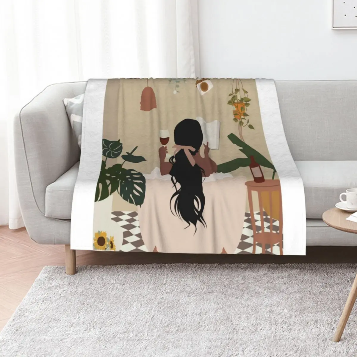 bathroom Throw Blanket christmas gifts Weighted for sofa Luxury St anime sofa bed Blankets