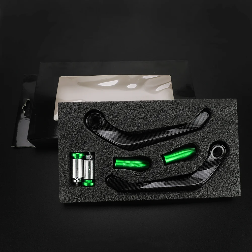 FOR KAWASAKI ZX7R ZX-7R 1989-2003 2018 2019 2022 78''22MM Motorcycle Brake Clutch Levers Guard Protector Hand Handlebar Grips