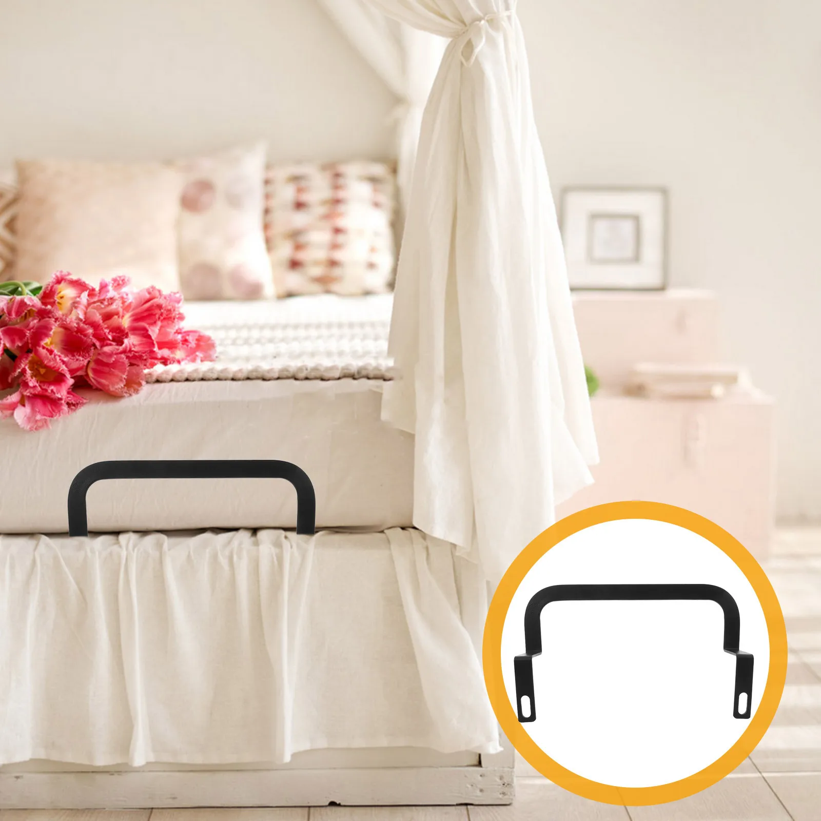 

4 Pcs Grippers for Mattress Anti-slip Baffle Comforter Holder Bed Frame Slide Stoppers Rail Bumper