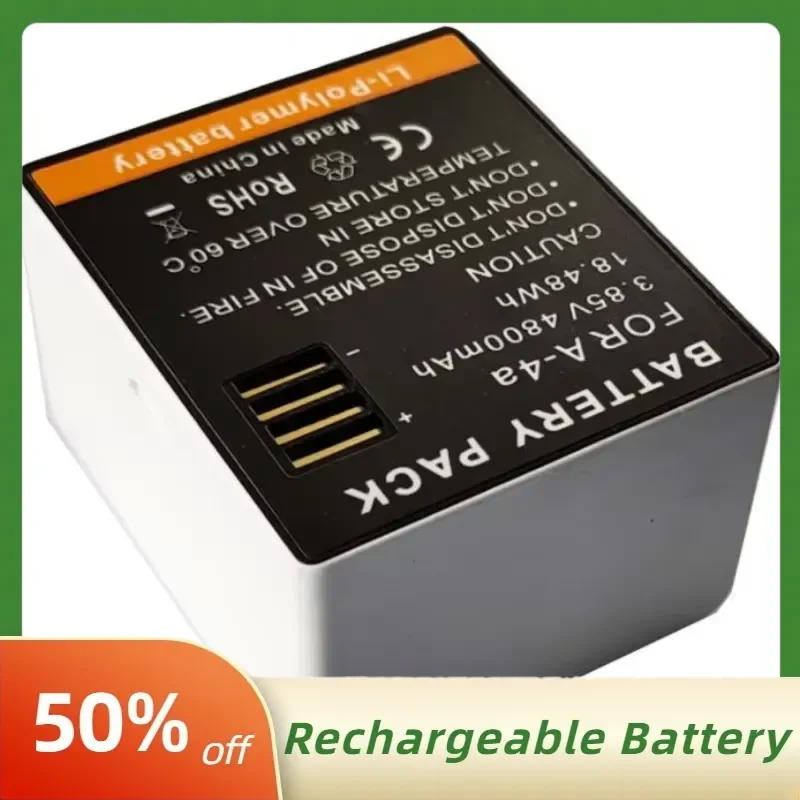 A-4a 3.85V 4800mAh Rechargeable Battery For Arlo Ultra Ultra2 Arlo Pro 3 Pro 4 A-4A VMC4040P Camera Batteries Monitoring