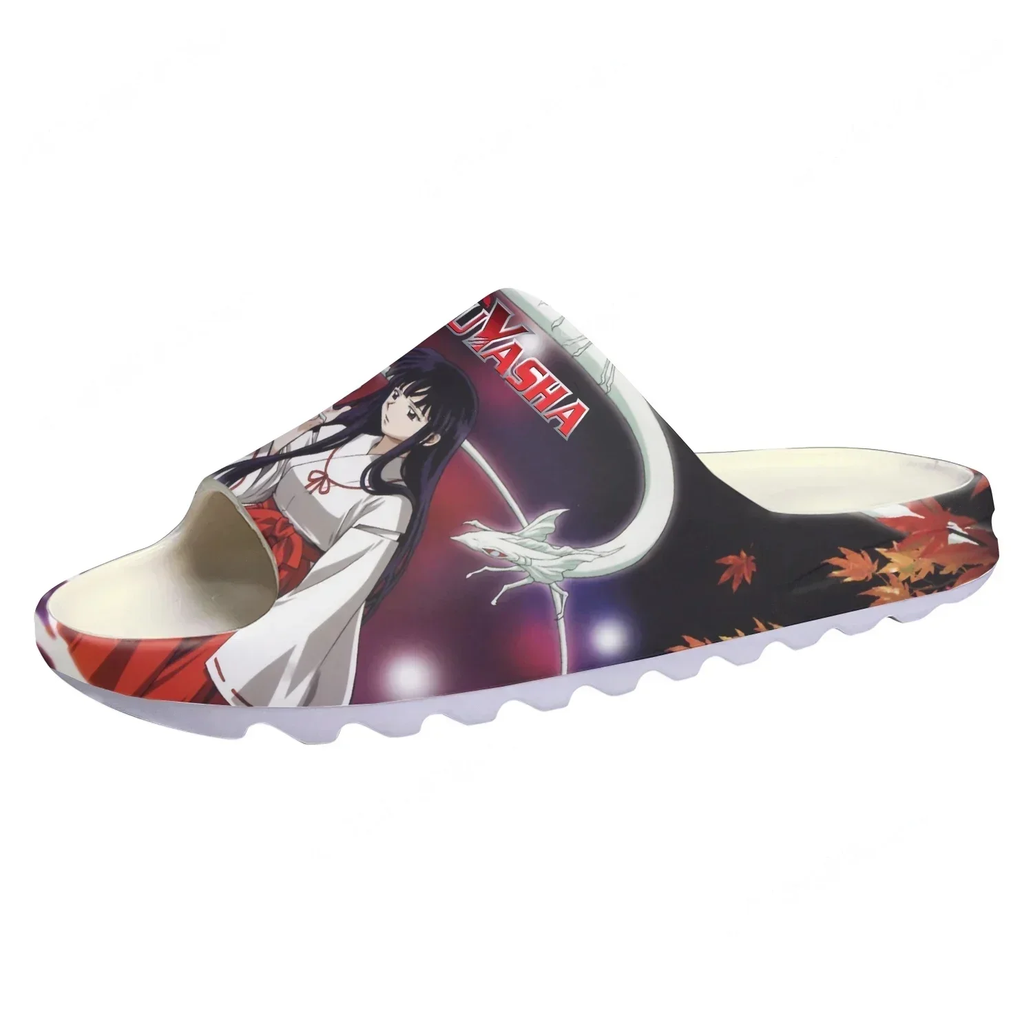 

Мягкие тапочки Kikyo Inuyasha для мужчин, женщин и подростков, домашние сабо, аниме-мультяшные шлепанцы для воды, сандалии с возможностью индивидуального дизайна